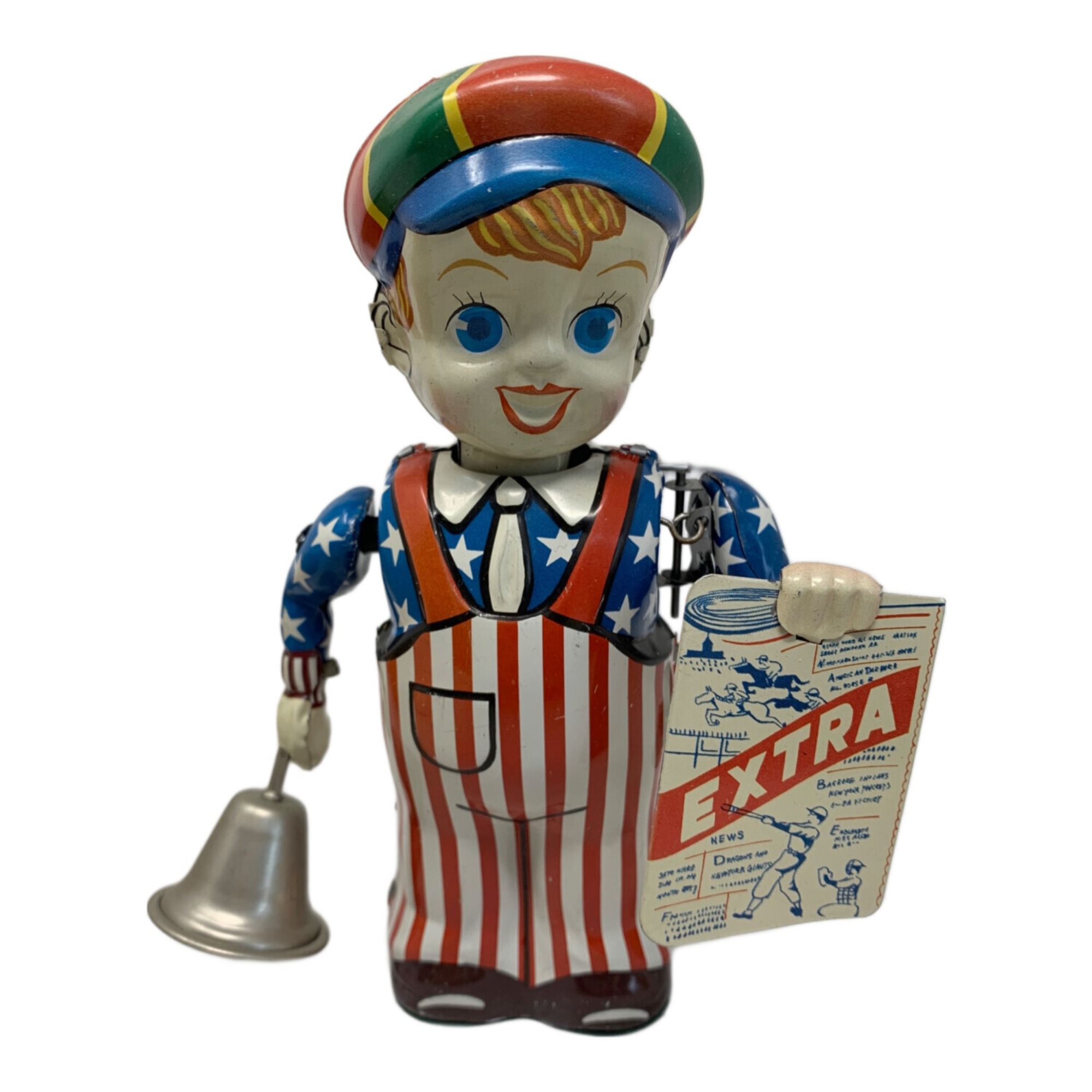 レトロホビー新入荷アイテム】NEWS-BOY ブリキ人形 を買取入荷しました