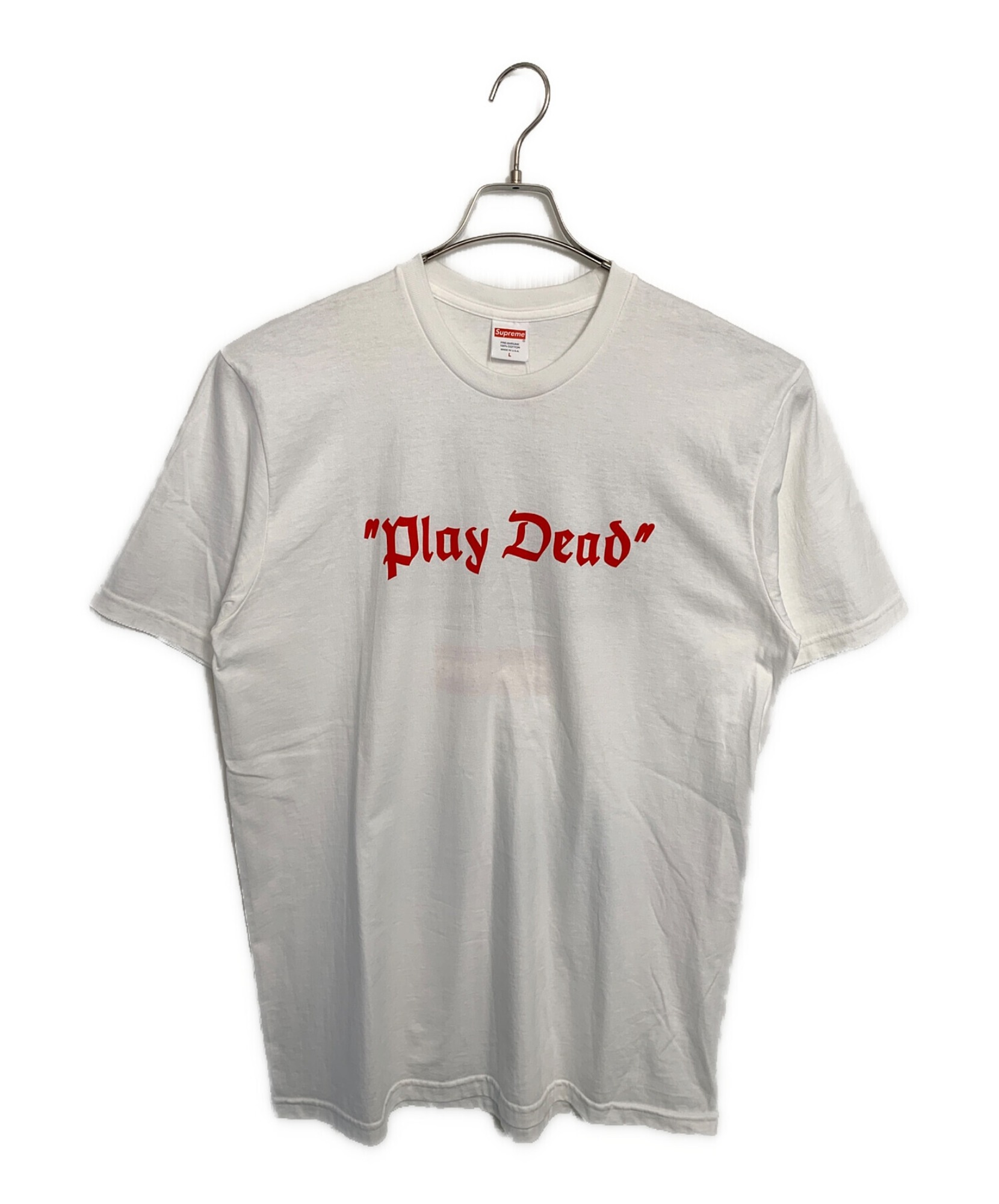 Supreme 22AW Play Dead Tee プレイ デッド プリント Tシャツ