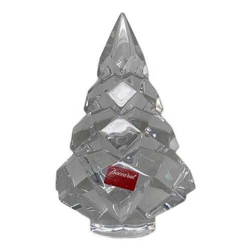 Baccarat バカラ クリスマスツリー オブジェ 置物 グリーン