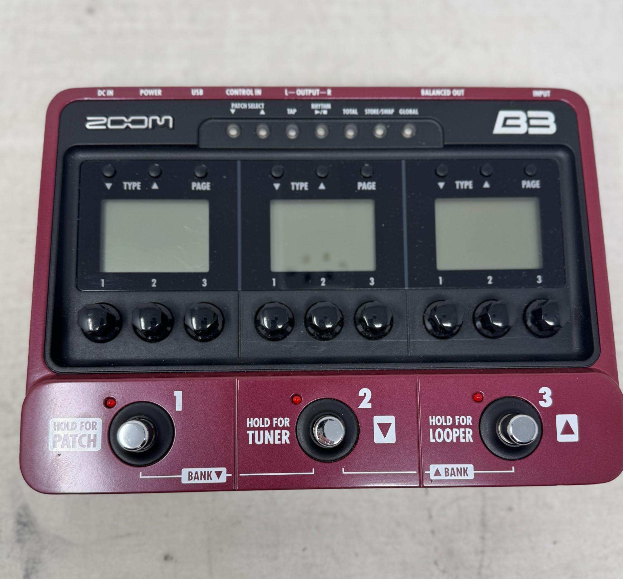 エフェクター マルチエフェクター ZOOM B3を紹介いたします！！｜2026