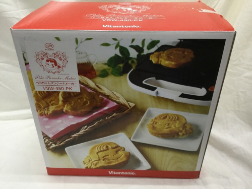 ビタントニオ　不二家　ペコちゃん　パンケーキメーカー　新品　ホットサンドメーカー ビタントニオ不二家ペコちゃんパンケーキメーカー新品ホット