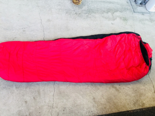 シュラフのマミー型シュラフ