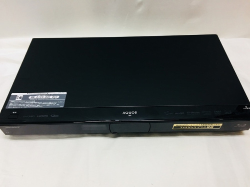 Blu-rayレコーダーのSHARP