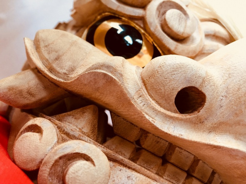 インテリア雑貨の獅子頭