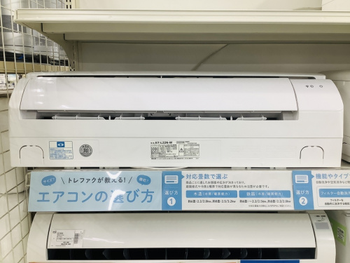 季節家電のエアコン