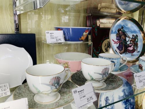 足付ビール杯ペアの江戸切子彩鳳