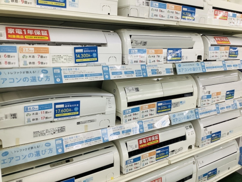 エアコンの壁掛けエアコン