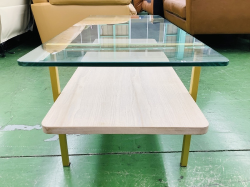 ガラストップコーヒーテーブルのFranc Franc