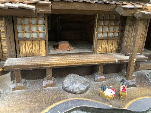 置物のジオラマ