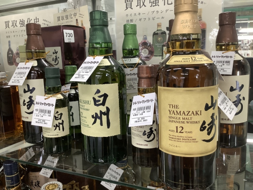 蒸留酒類のウィスキー