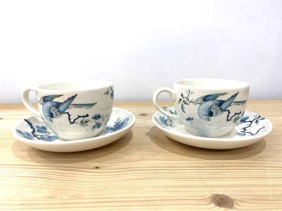 Wedgwood/ウェッジウッド】カップ＆ソーサー ブルーバード 2Pセット