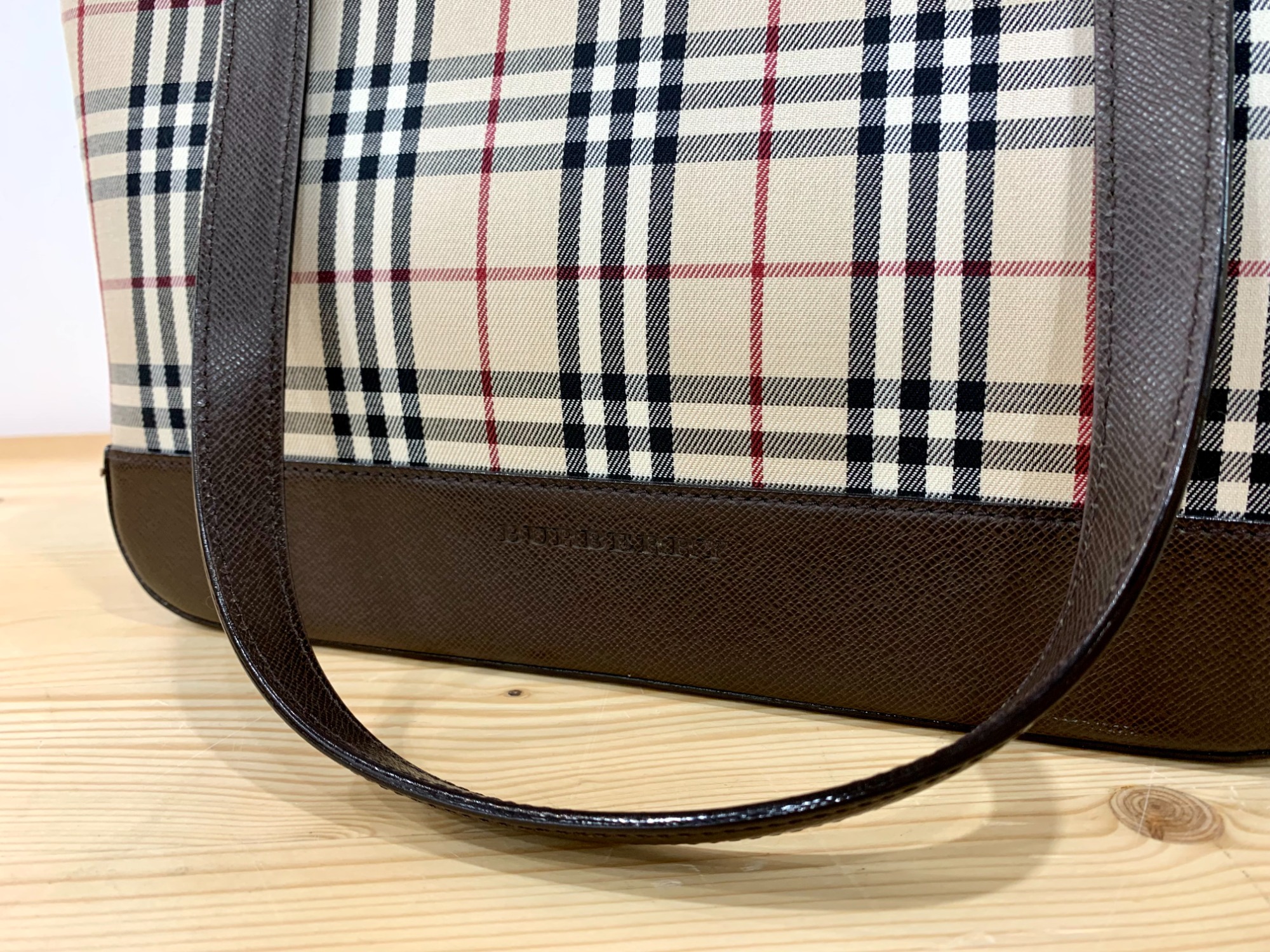 BURBERRY/バーバリー】ノバチェックハンドバッグ 240-27A が買取