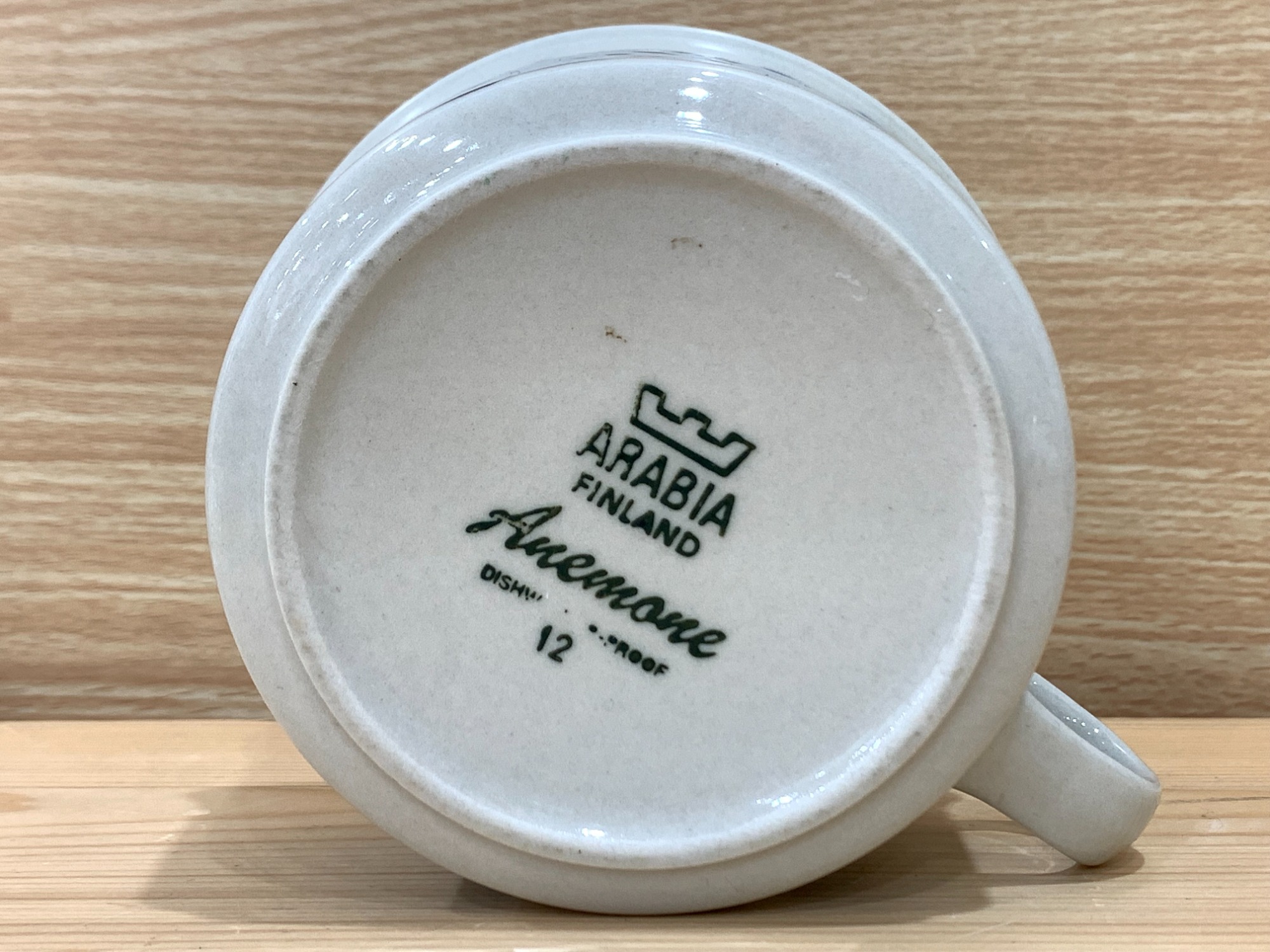 ARABIA/アラビア】”アネモネ”スープカップ&ソーサー大量入荷いたしまし