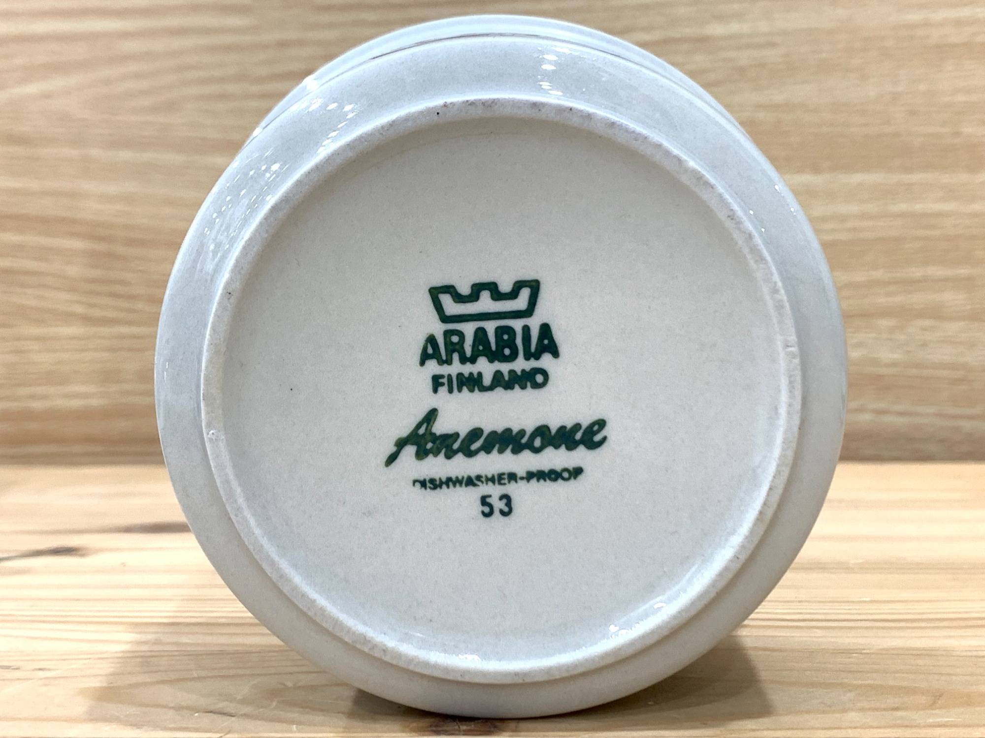ARABIA/アラビア】”アネモネ”スープカップ&ソーサー大量入荷
