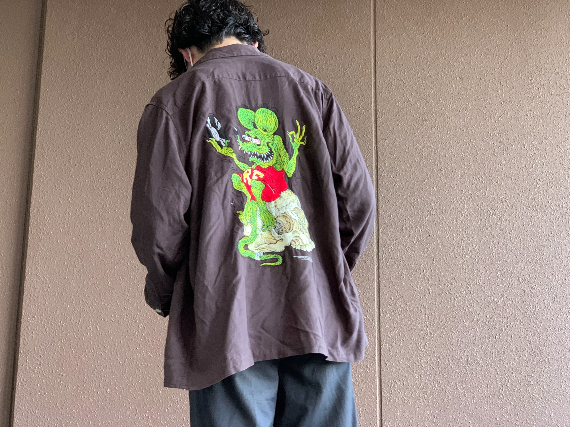 WACKO MARIA/ワコマリア】刺繍シャツ GUILTY PARTIES ラット フィンク