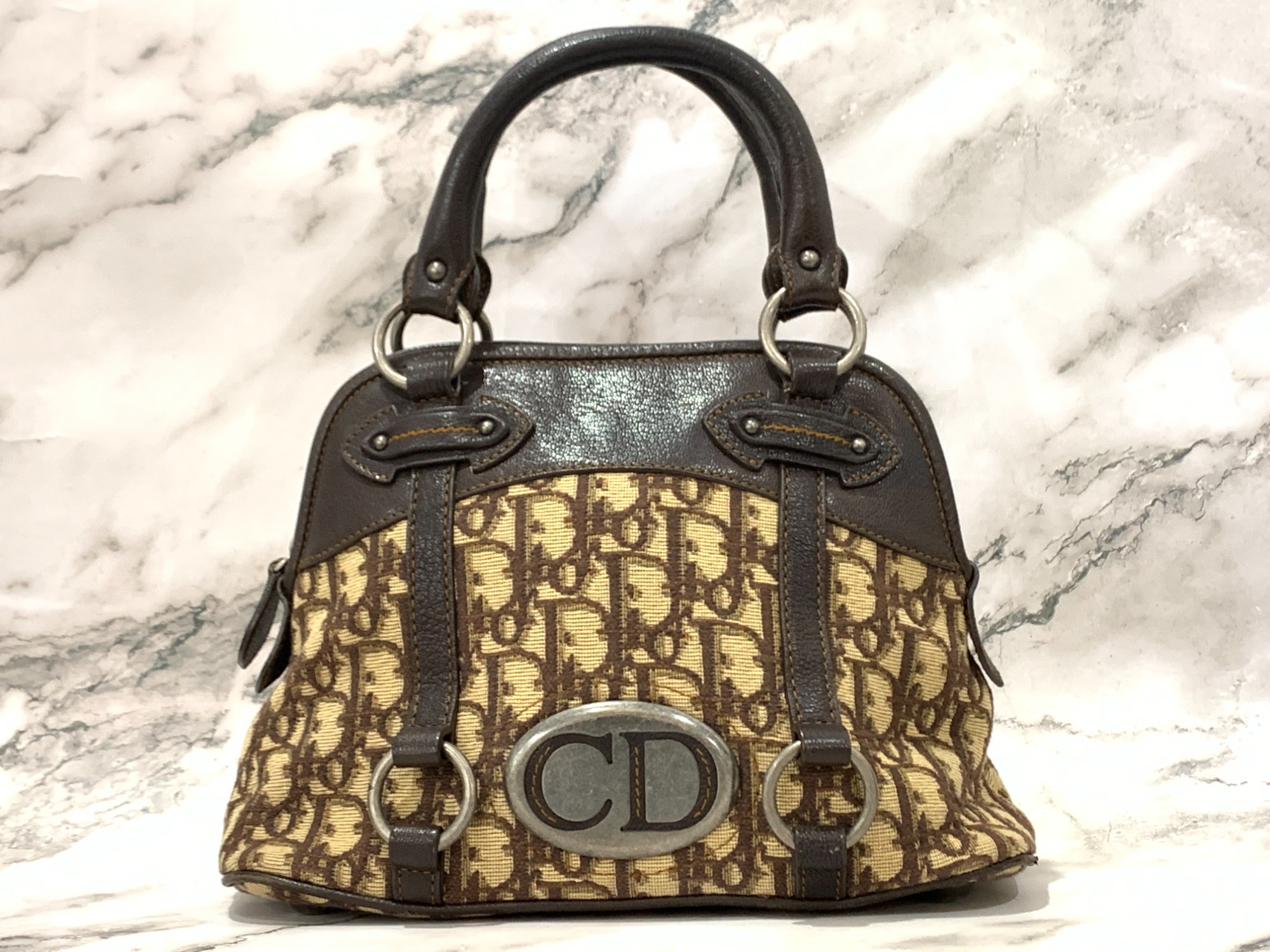 DIOR トロッター　ヴィンテージ　ハンドバッグ　最終価格！ DIOR トロッター ヴィンテージ ハンドバッグ 最終価格！ DIOR