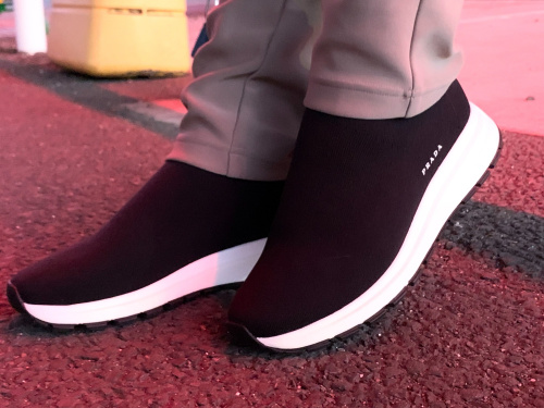 prada ニットスニーカー 12月の毎週水曜日はトレポ5倍!!】PRADA/プラダ ニットスニーカー 7 1/2