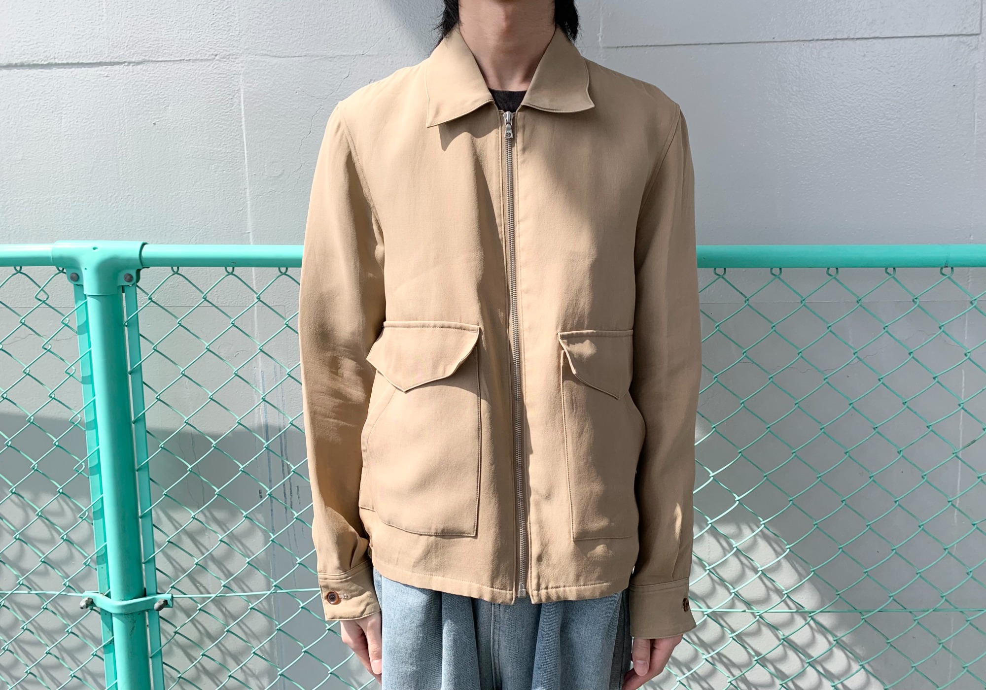 ジャケット・アウター AURALEE Silk Triple Cloth Zip Blouson 4 AURALEE Silk Triple Cloth Zip Blouson 4 【公式通販】