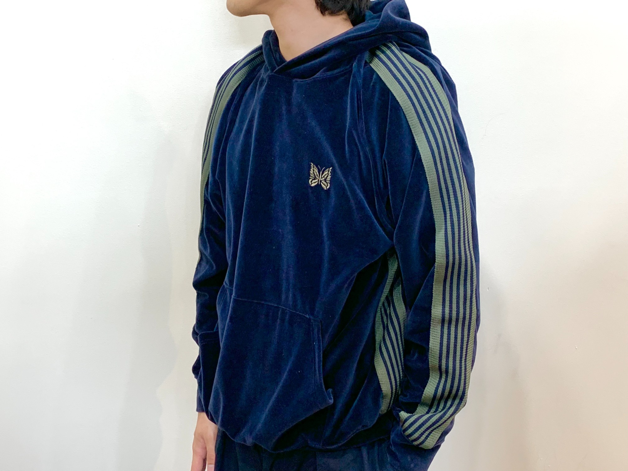 Needles/ニードルス】ベロアプルオーバーパーカーが買取入荷いたしまし