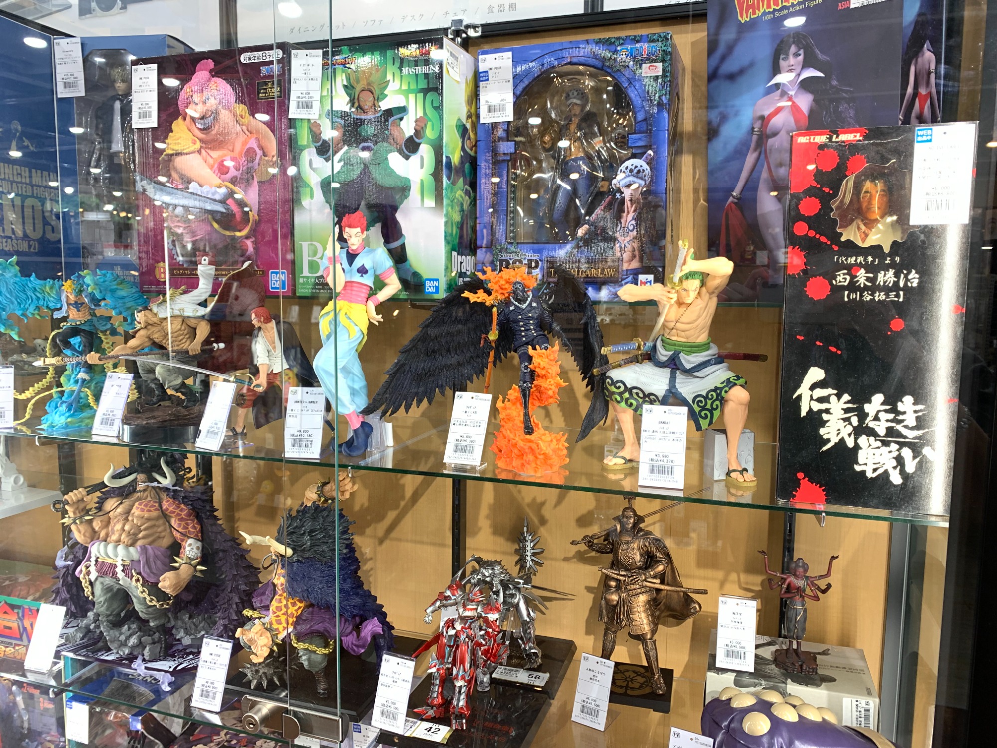 鶴川店】ドラゴンボールやワンピースなどのジャンプ作品のフィギュア 