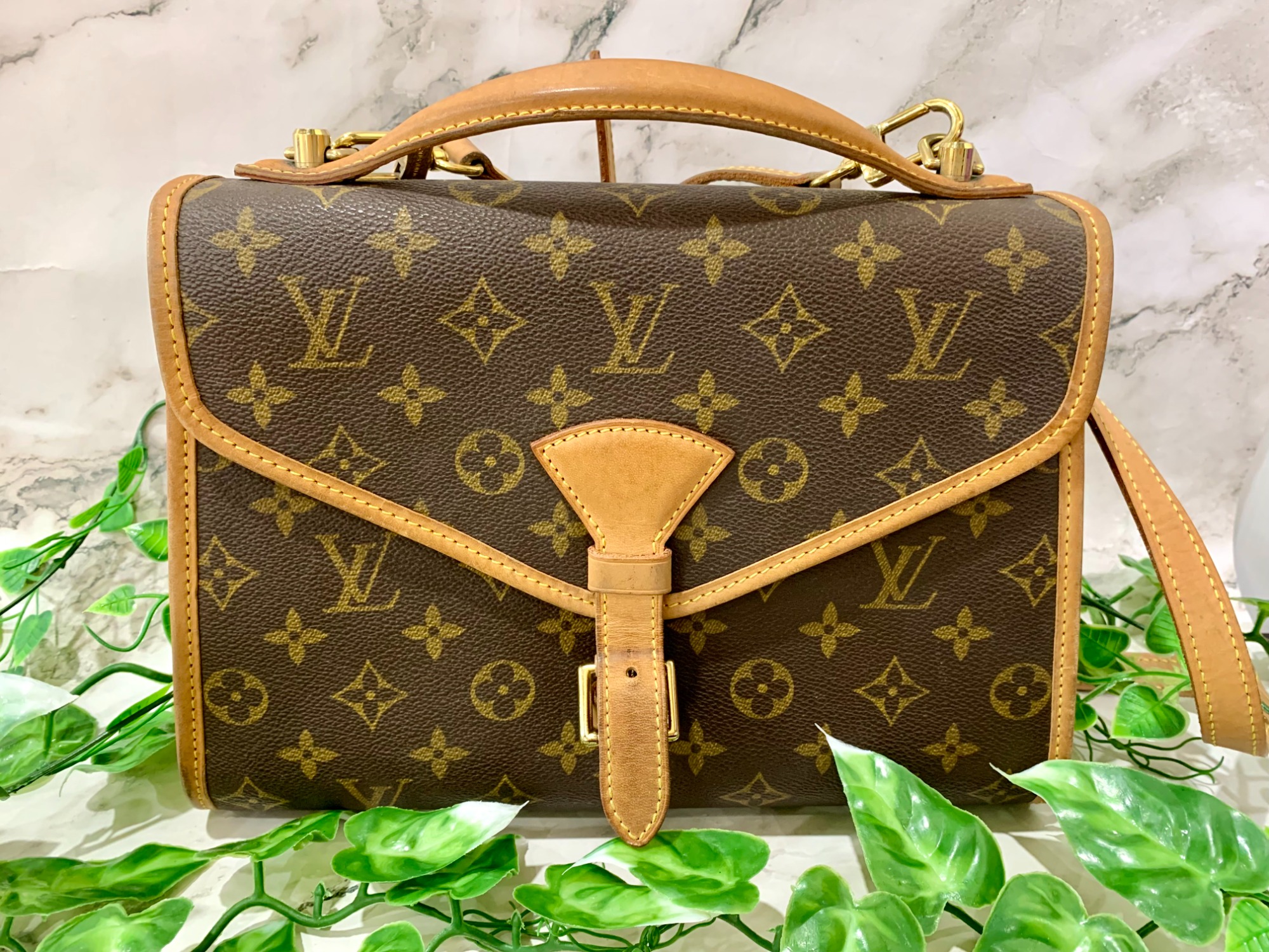 ルイヴィトン モノグラム ベルエア　ハンドバッグショルダーバッグ 手提げ ルイヴィトン モノグラム ベルエア ハンドバッグショルダーバッグ