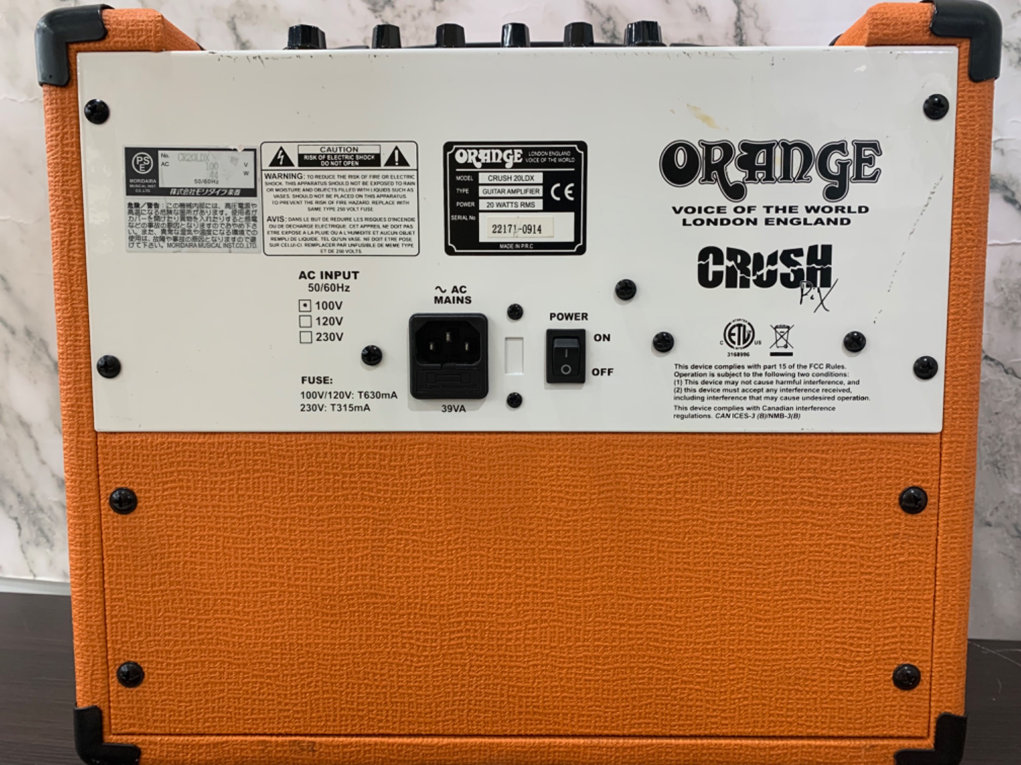 ORANGE/オレンジ】ギターアンプ CR20LDXが買取入荷いたしました