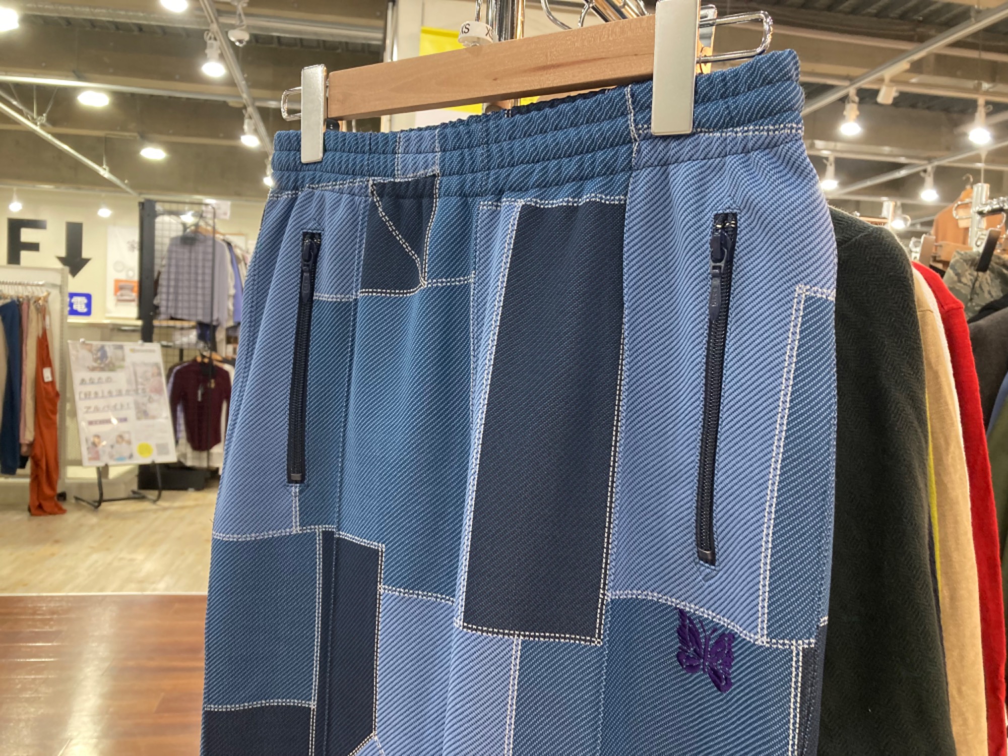 Needles／ニードルズ】パッチワークトラックパンツ が買取入荷いたし