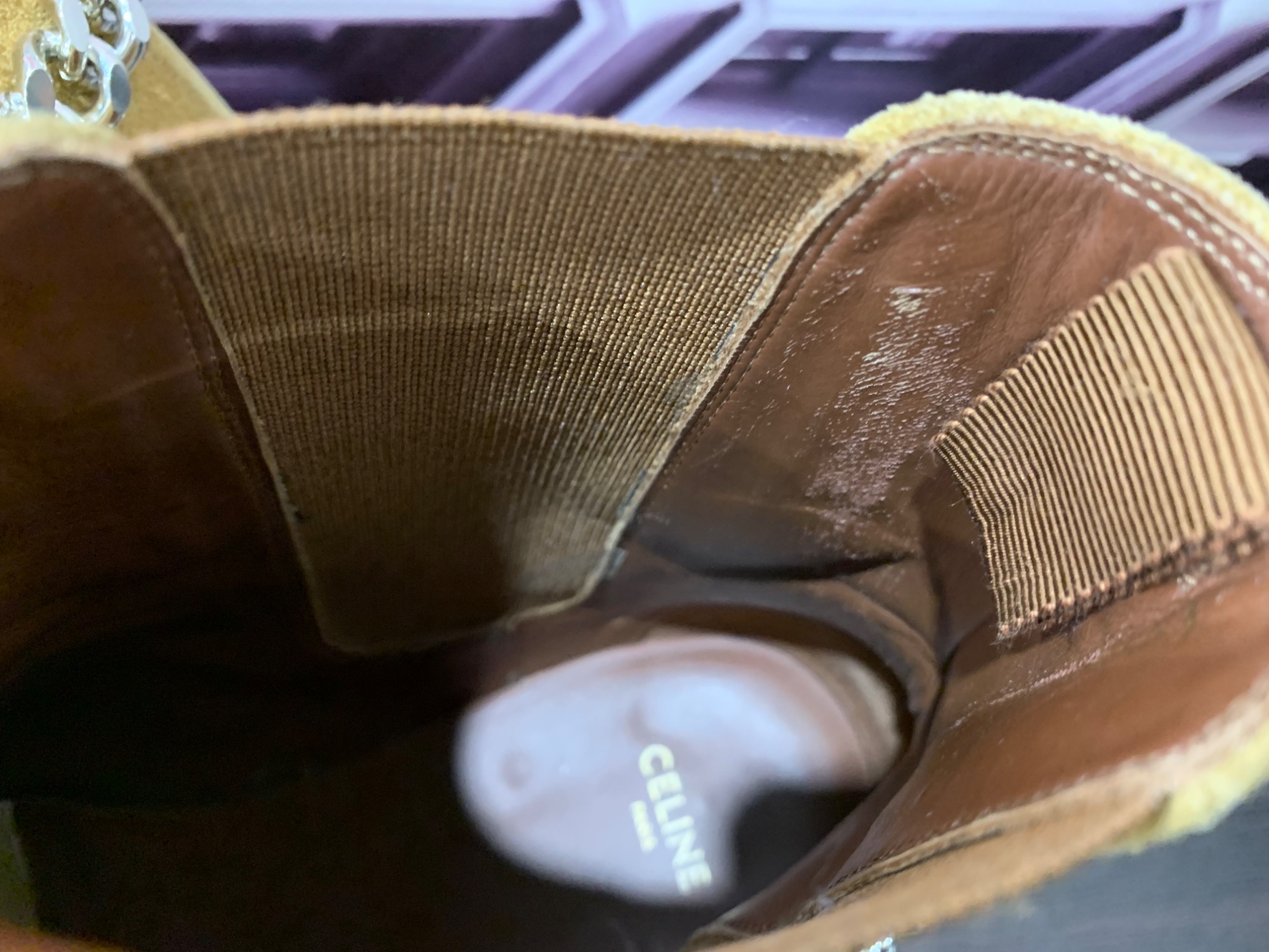 CELINE/セリーヌ】カマルグ バイカー チェルシーブーツが買取 CELINE/セリーヌ】カマルグ バイカー チェルシーブーツが買取