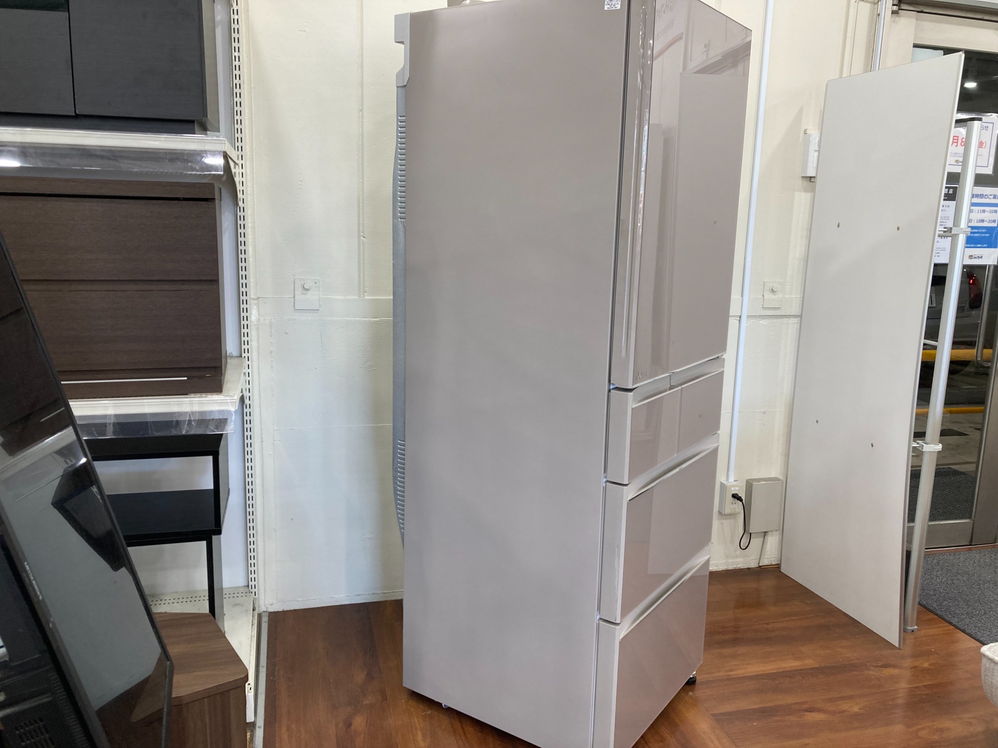 都内23区配送無料✨三菱　冷蔵庫　MR-B46H-C 5ドア　ファミリー　美品 MITSUBISHI 5ドア冷蔵庫 MR-B46H-C が買取入荷しました！｜2025