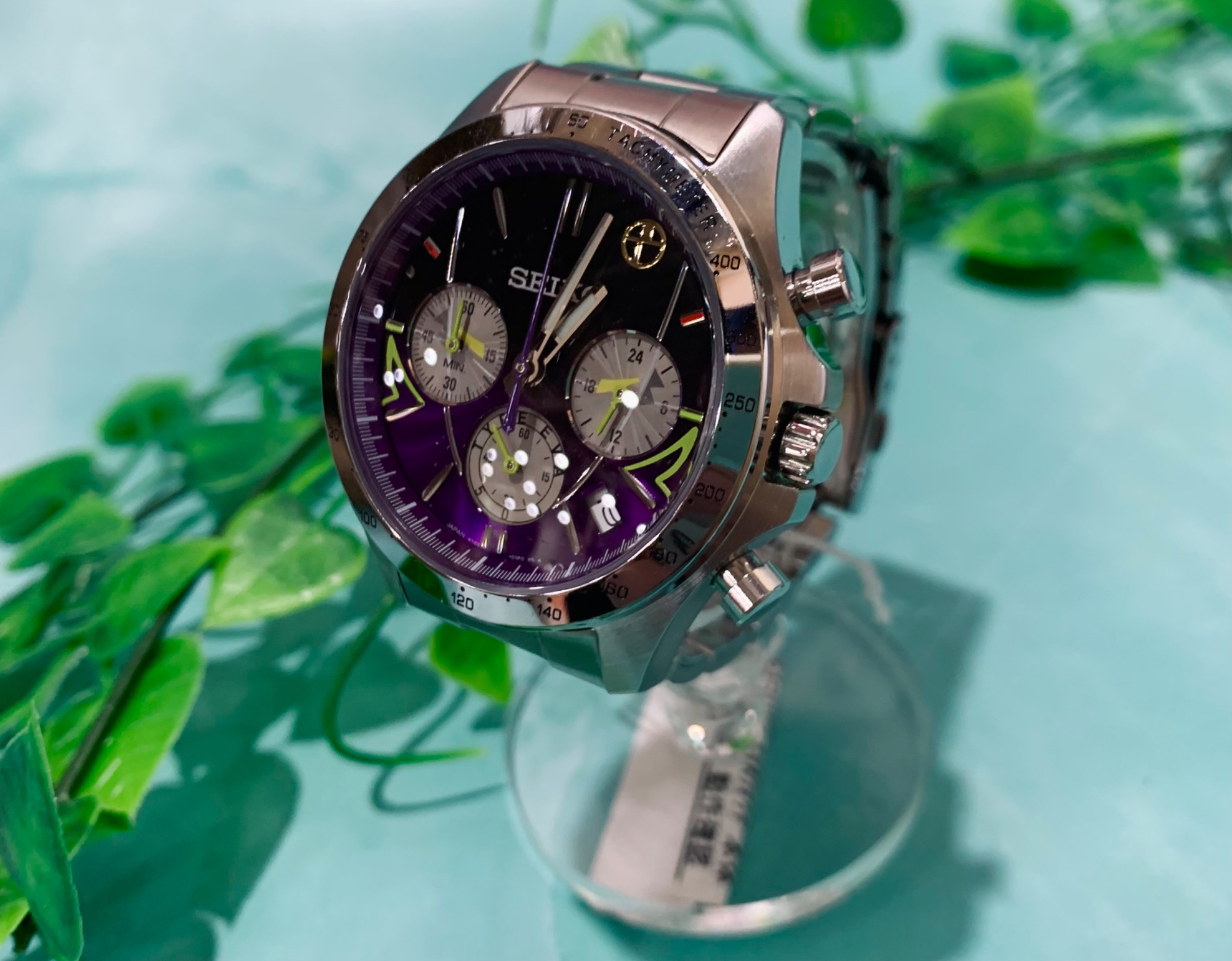 新品、SEIKO 500系新幹線25周年記念 500 TYPE EVA ウオッチ エヴァンゲリオン新幹線「500 TYPE EVA」がセイコーの限定
