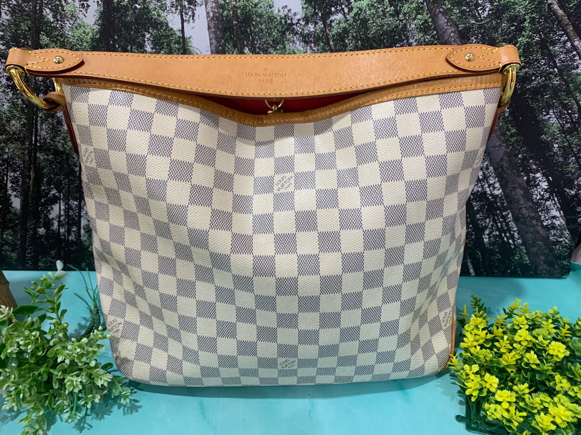 【デイリーに】Louis Vuitton ダミエ アズール ハンドバッグ PM ダミエ・アズール ネヴァーフルPM【ルイ・ヴィトン・ナビ！】