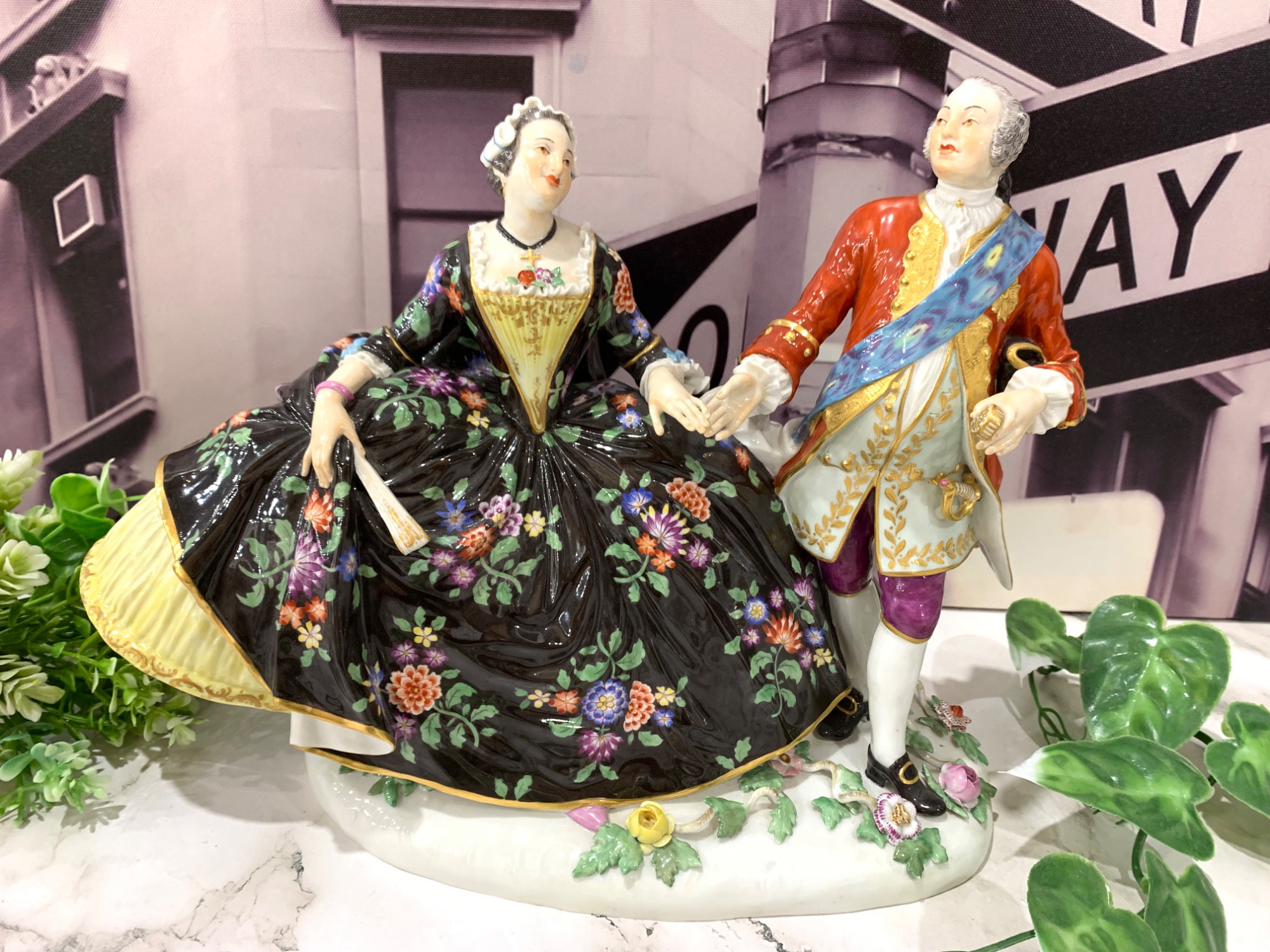 ✤マイセン(Meissen)フィギュリン『アウグスト三世とマリア・ヨゼファ』✤ ✤マイセン(Meissen)フィギュリン『アウグスト三世とマリア