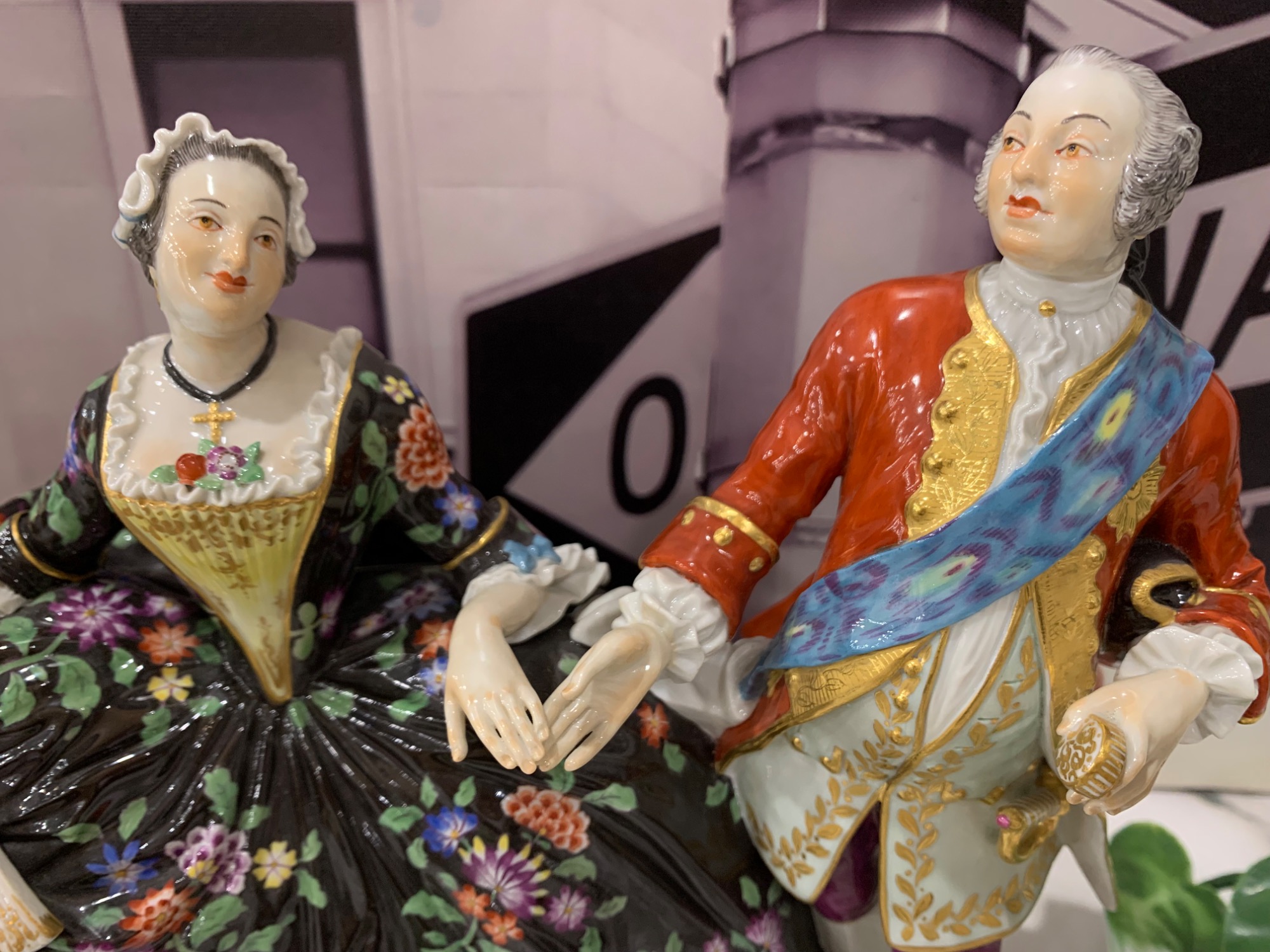 ✤マイセン(Meissen)フィギュリン『アウグスト三世とマリア・ヨゼファ』✤ ✤マイセン(Meissen)フィギュリン『アウグスト三世とマリア