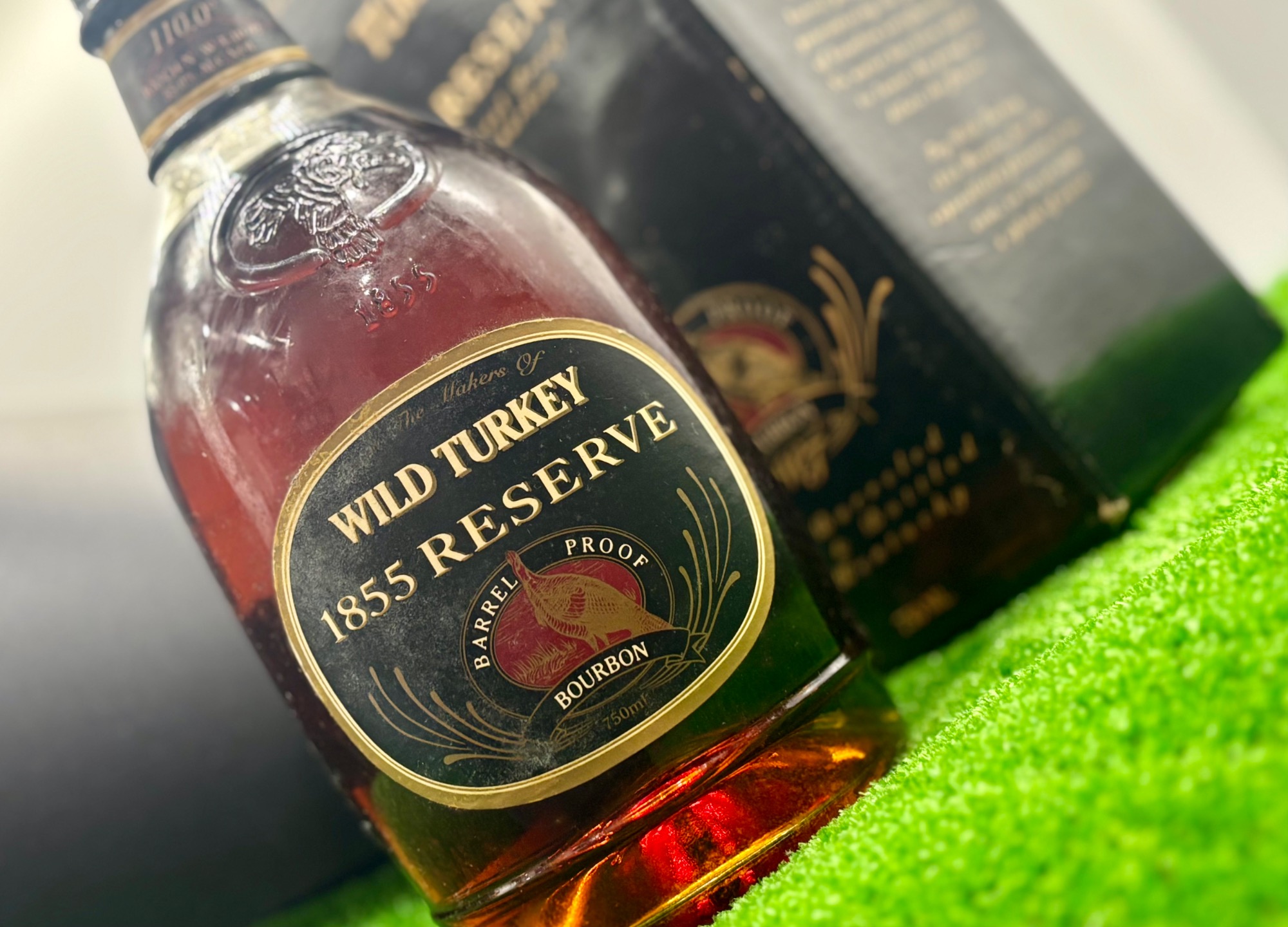 ウイスキー WILD TURKEY 1855 RESERVE 750ml 1992 Wild Turkey 1855 Reserve Barrel Bourbon Whiskey 750ml