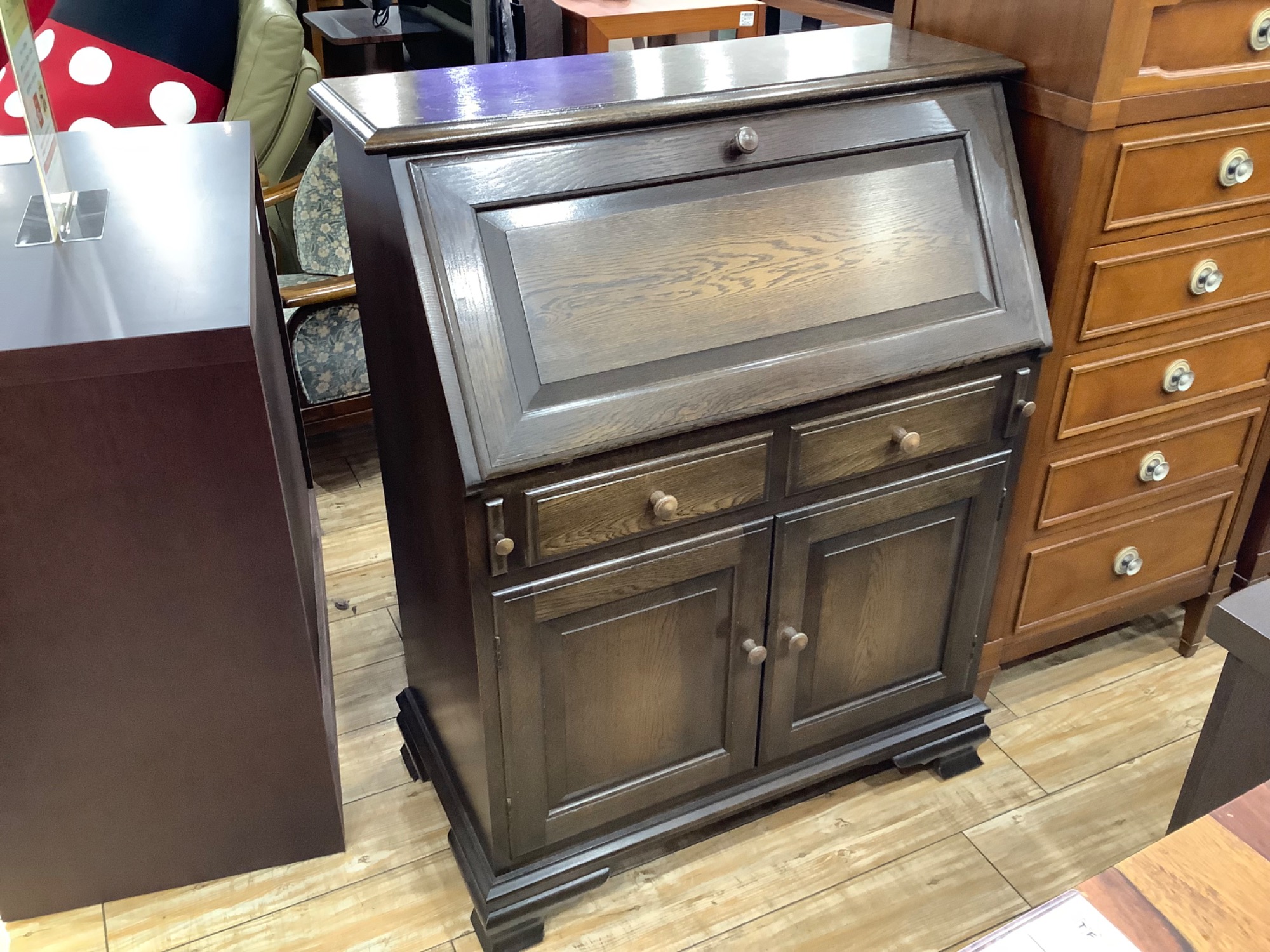 Knockonwood／ノックオンウッド】ライティングビューローが買取入荷