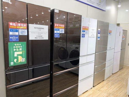 生活家電の冷蔵庫