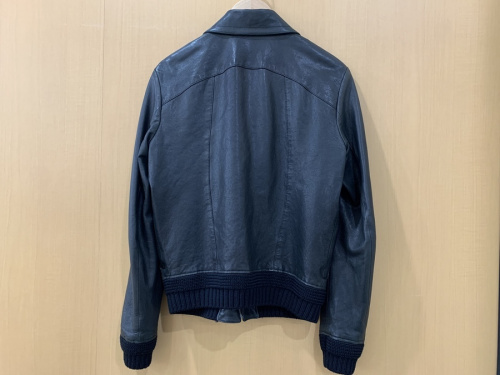 シングルラムレザージャケットのSaint Laurent Paris