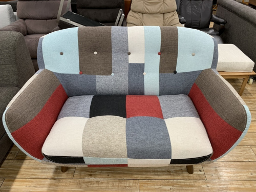 ソファのパッチワーク