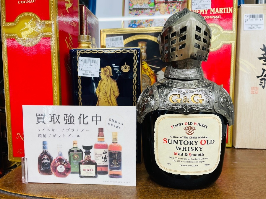 見た目も面白い『甲冑ボトルのウイスキー』が入荷しました!｜2021年09 