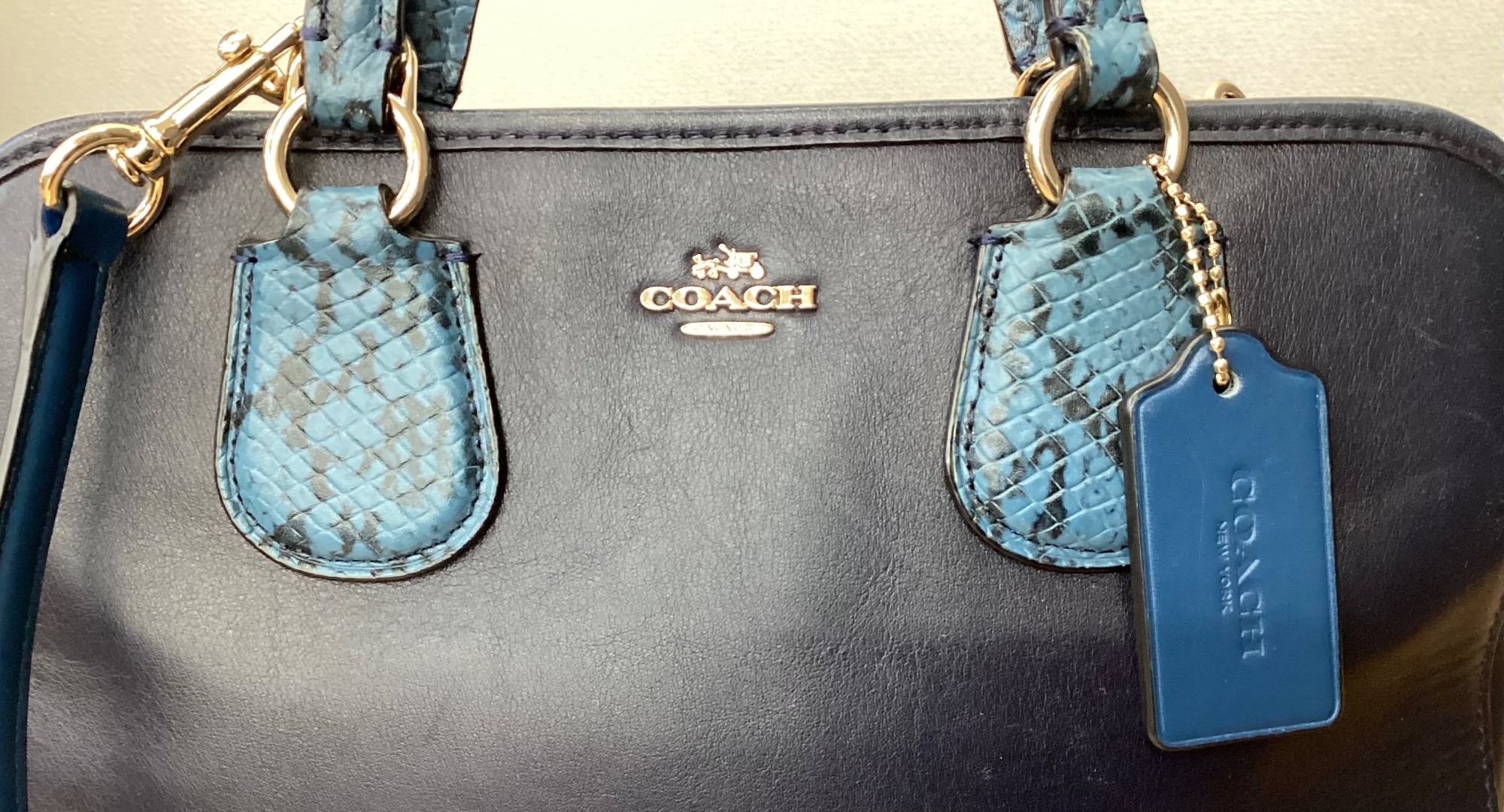 COACH 2wayコンパクト 青 楽天市場】【バッグ】COACH コーチ ドラフティングトート