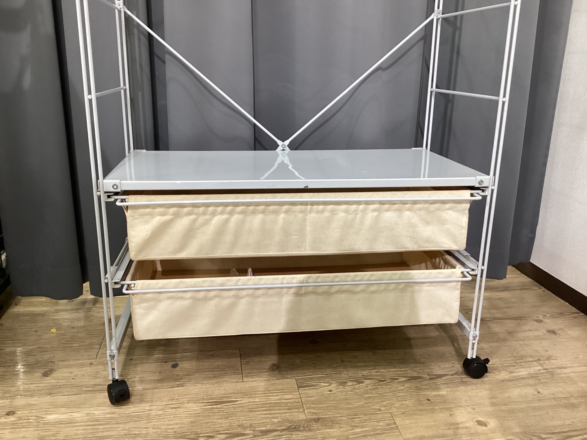 無印良品 3段ステンレスユニットシェルフ【トレファク 川越店】 収納/オシャレ】 無印良品のスチールユニットシェルフが入荷しました