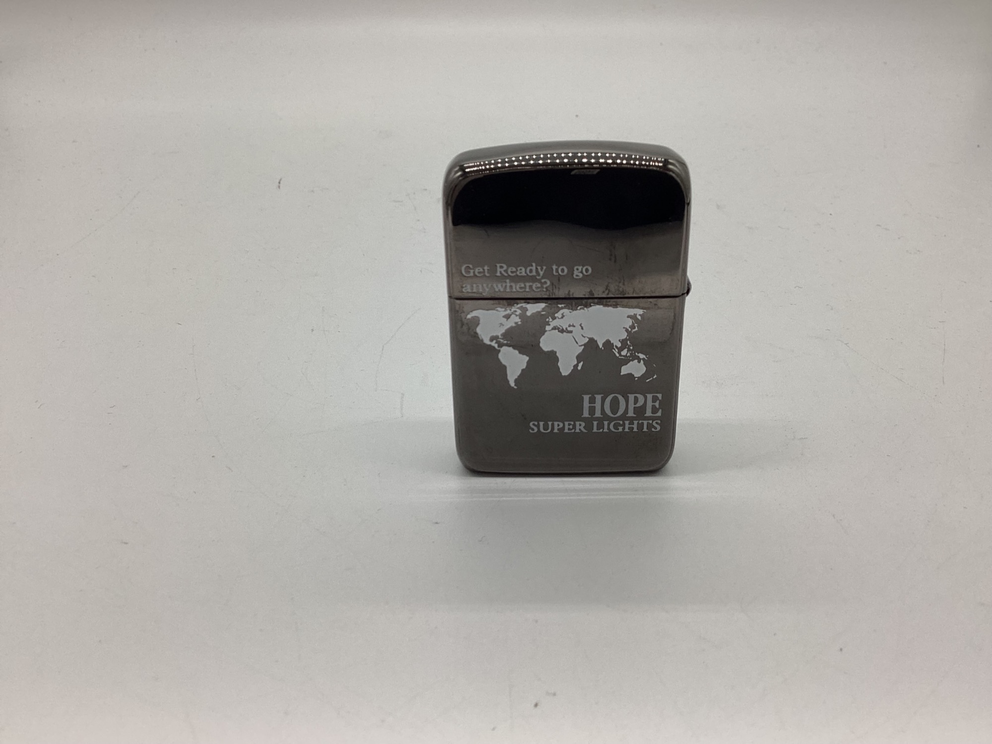 ZIPPO (ジッポ)HOPE SUPER LIGHTS 世界地図、HARLEY-DAVIDSONを