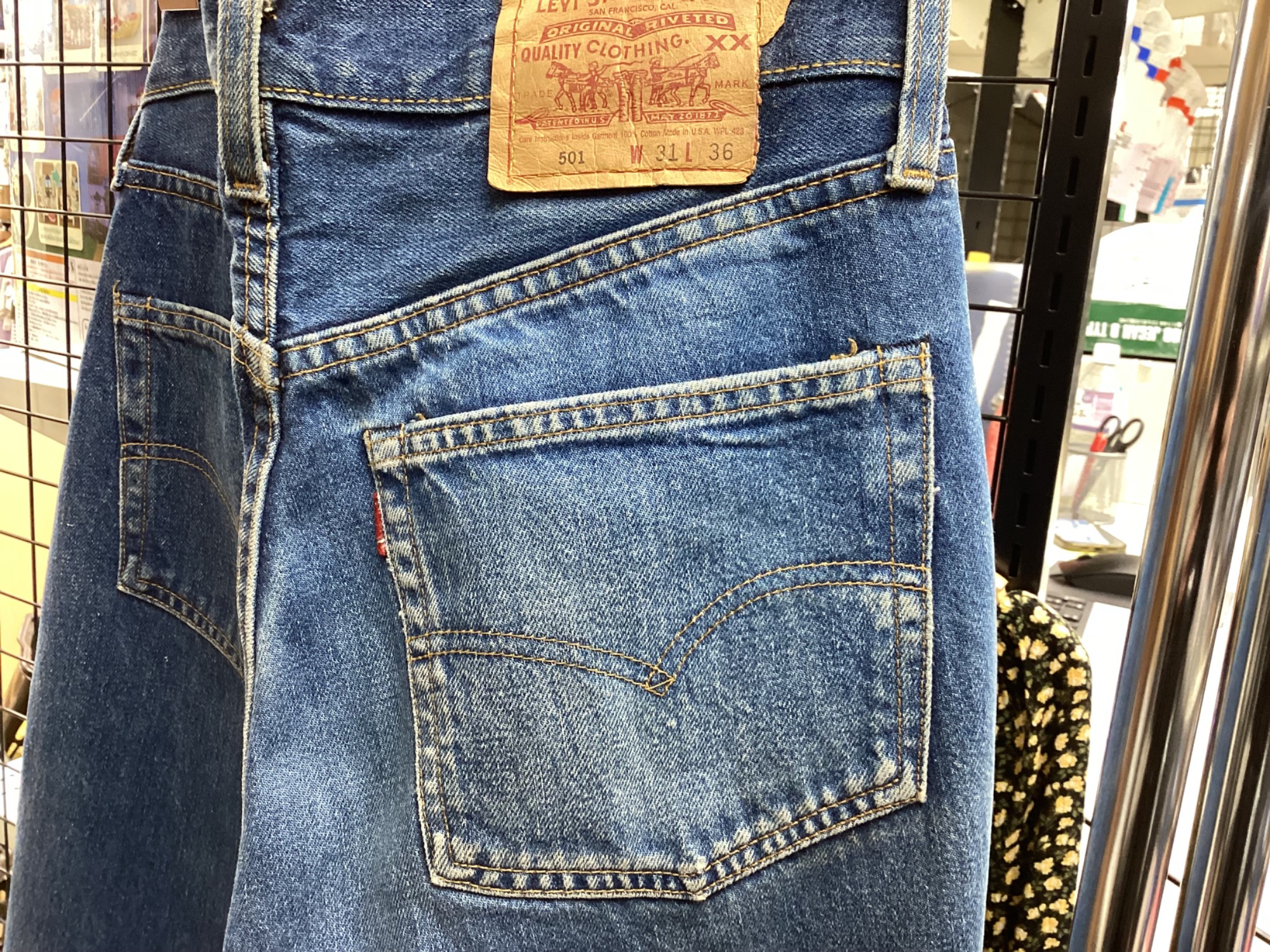 Levi's 501 80s アメリカ製 脇割り 33×32 Levi's 501 80s アメリカ製 脇割り 33×32