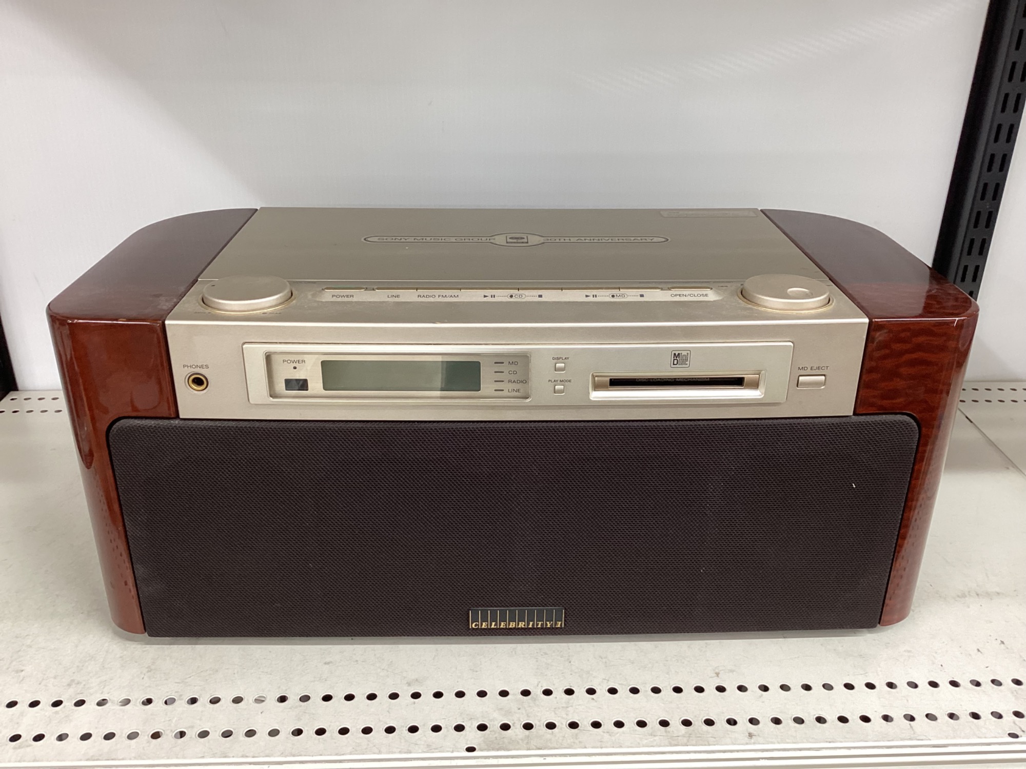 SONY 30周年記念ﾓﾃﾞﾙ CELEBRITY Ⅱ CD/MDｽﾃﾚｵを買取入荷しました