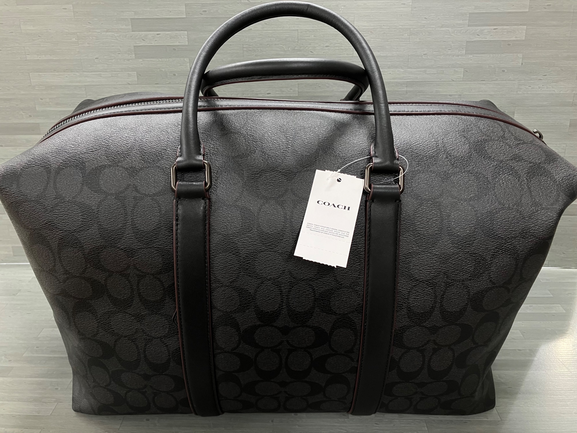 極美品　COACH ボストンバッグ　ブラック　黒　ナイロン×本革レザー　コーチ COACH / コーチ】ボストンバッグ｜使い勝手と機能性を兼ね備えた大人の