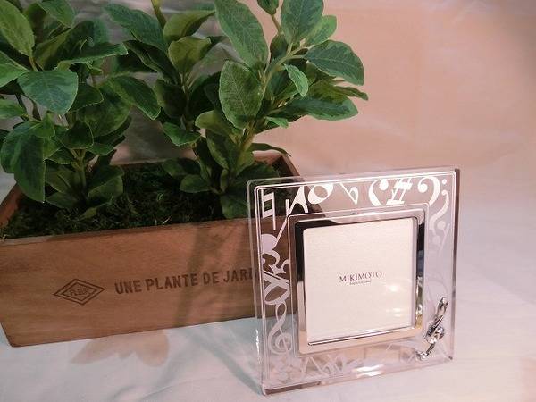 ミキモト フォトフレーム ミキモト フォトフレーム パール付 未使用 訳