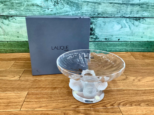 ラリックLaliqueクリスタル灰皿Corfouトレー美品 b624a6cc9391ffc3b9cd5987a004ed
