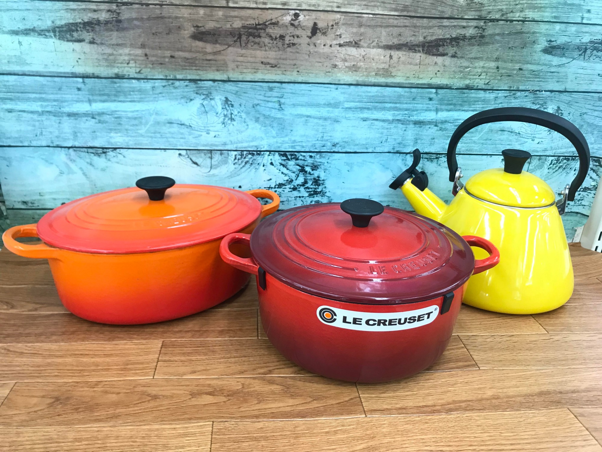 新品未使用 LE CREUSET 赤いケトル 1.1L 寒い時期におすすめ!! LE