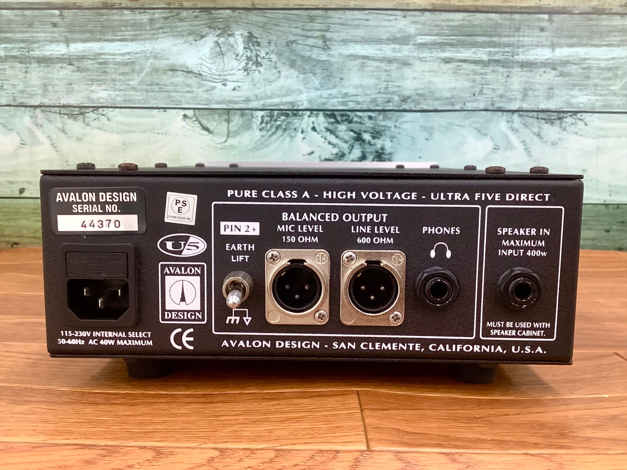 プリメイアンプ AVALON 2006年製