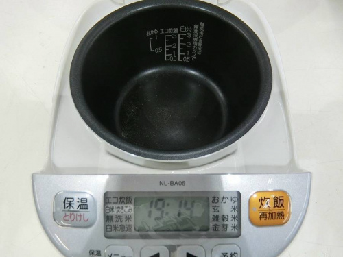 炊飯器の電子レンジ
